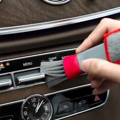 Outil de nettoyage de sortie de climatiseur de voiture, brosse à poussière polyvalente, accessoires de voiture, brosse de nettoyage intérieure polyvalente